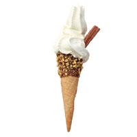 Ice Cream with Honeycomb Cone 